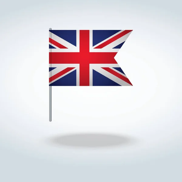 Zjednoczone Królestwo Flaga Wektor Ilustracja — Wektor stockowy