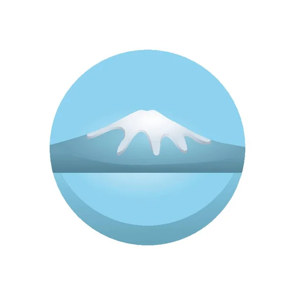 Mount Fuji Wektor Ilustracji — Wektor stockowy