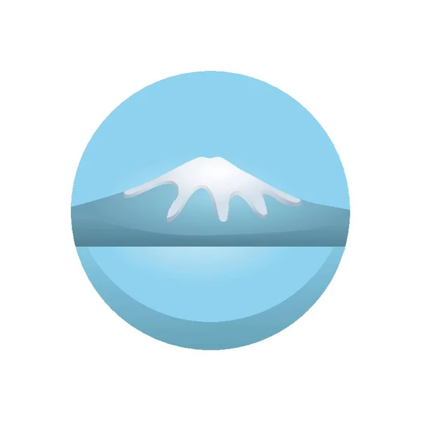 Mount Fuji Vector Illustration — Stock Vector