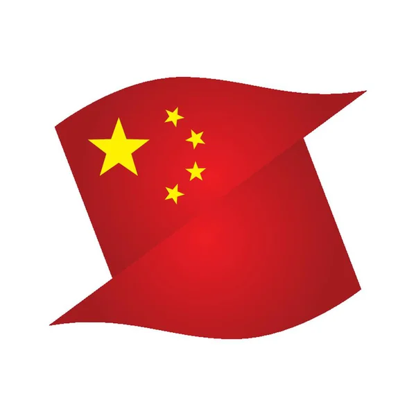 Κίνα Εικονίδιο Διάνυσμα Εικονογράφηση — Διανυσματικό Αρχείο