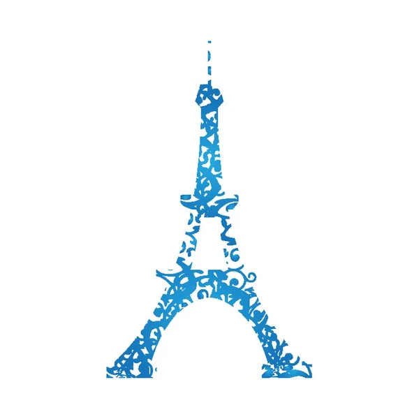 Eiffel Torre Vetor Ilustração — Vetor de Stock