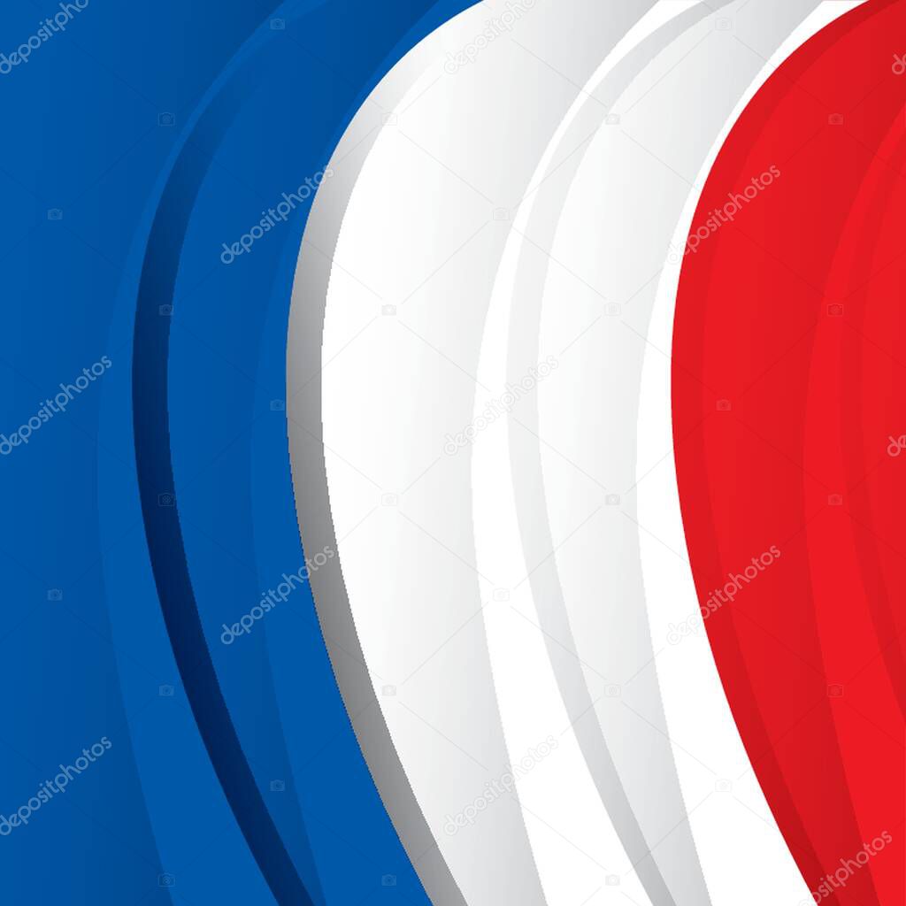france flag vector illustration