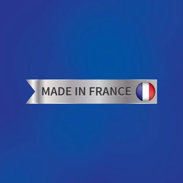 Made France Etikett — Stockvektor