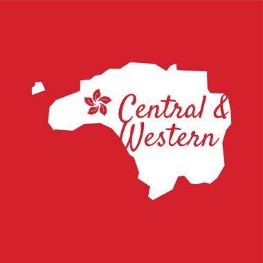 Merkez ve batı Hong Kong haritası