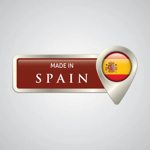 Feito Faixa Espanha —  Vetores de Stock