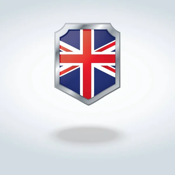 Ikon För Förenade Kungarikets Flagga — Stock vektor