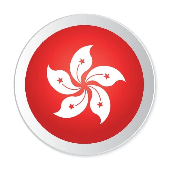 香港国旗图标 — 图库矢量图片
