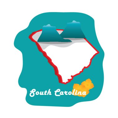 Güney Carolina Eyalet Haritası, Carolina Sarı Jassamine