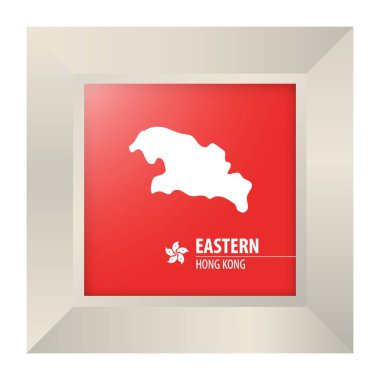 Doğu Hong Kong haritası.