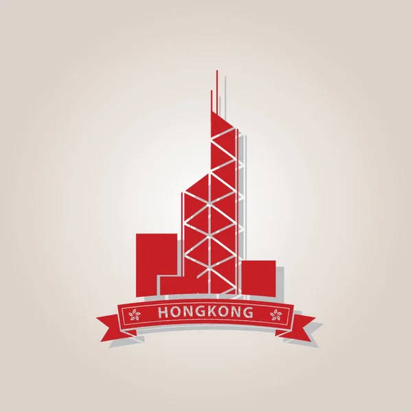 香港中华银行大厦 — 图库矢量图片