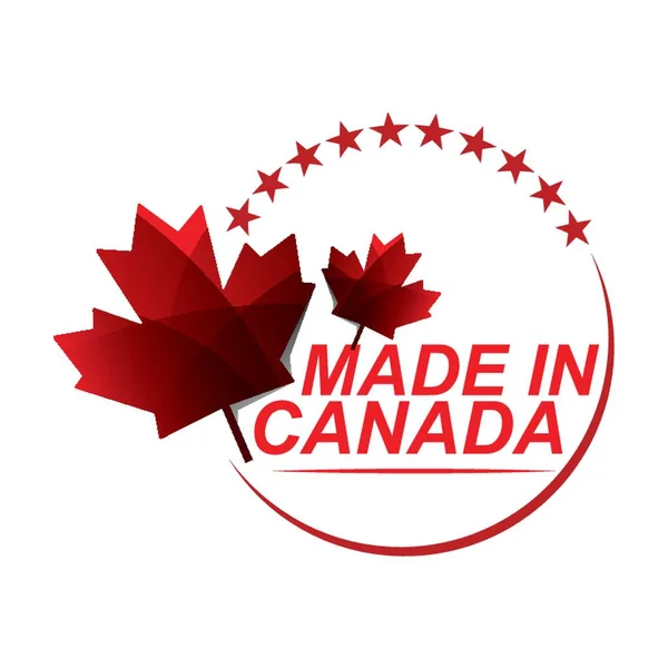 Gemaakt Canada Ontwerp — Stockvector