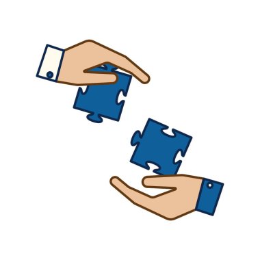 Eller ve yapboz parçaları