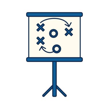 Strateji planlı projektör ekranı