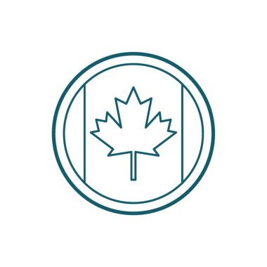 Bir Kanada amblemi çizimi.