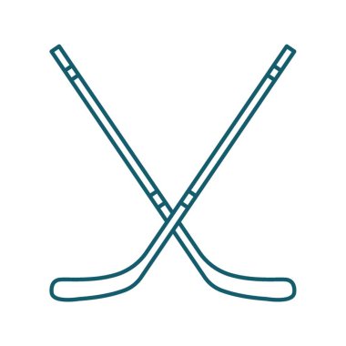 Hokey sopası çizimi.