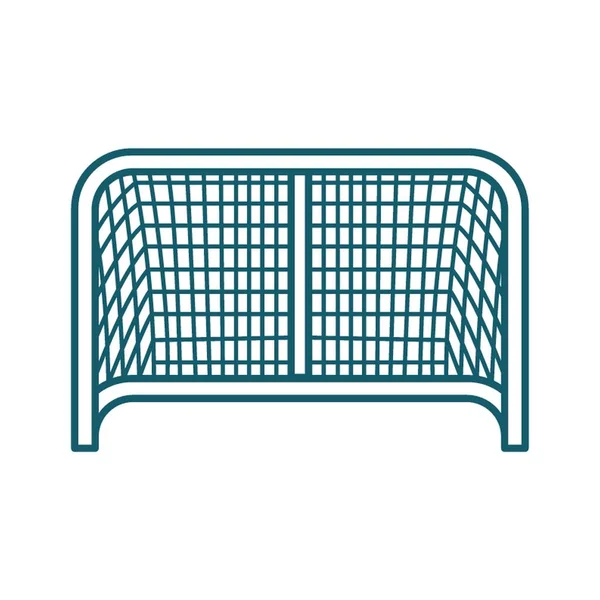 Una Ilustración Objetivos Hockey — Archivo Imágenes Vectoriales