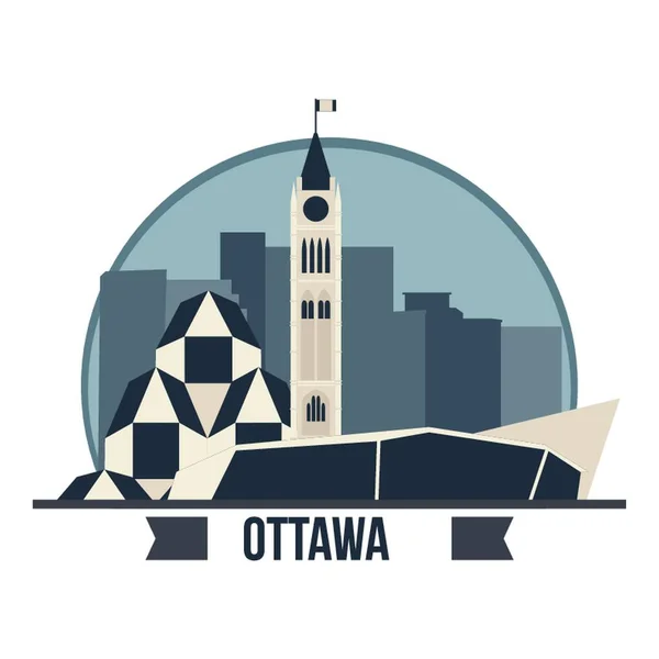 Κτίριο Κοινοβουλίου Του Καναδά — Διανυσματικό Αρχείο