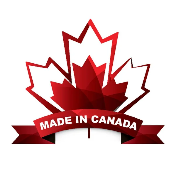 Gemaakt Canada Ontwerp — Stockvector