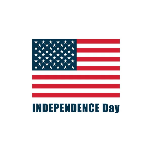 Bandera Día Independencia — Vector de stock