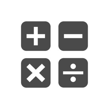 Bir hesap simgeleri illüstrasyonu.