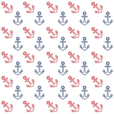 Kusursuz bir çapa deseni çizimi.