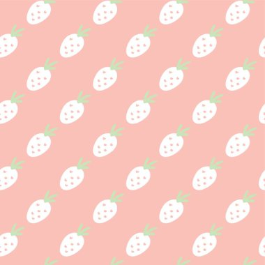 Kusursuz bir çilek arkaplan çizimi.