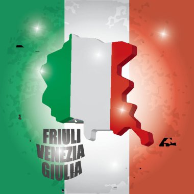 Friuli venezia giulia haritası