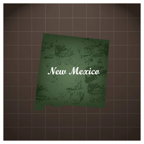 ニューメキシコ州地図 — ストックベクタ