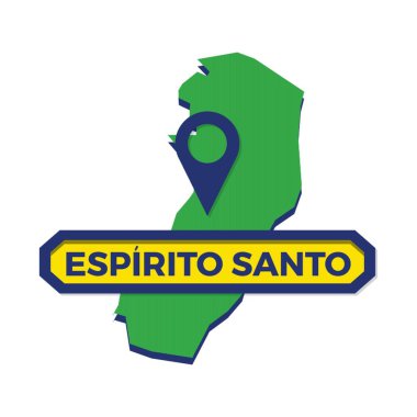 espirito santo haritası harita broşlu
