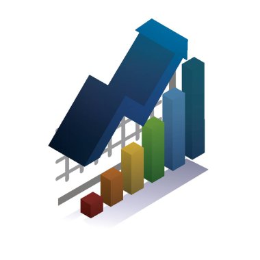 Yukarıdaki ok ile çubuk diyagramı