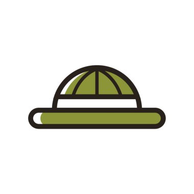 Bir at şapkası illüstrasyonu.