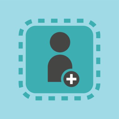 Bir kullanıcı simgesi illüstrasyonu ekle.