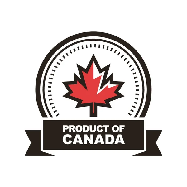 Product Canada Label Illustration — Stock Vector