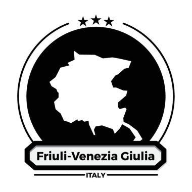 friuli-venezia giulia harita etiketi