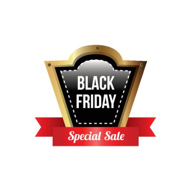 Kara Cuma İndirim etiketi