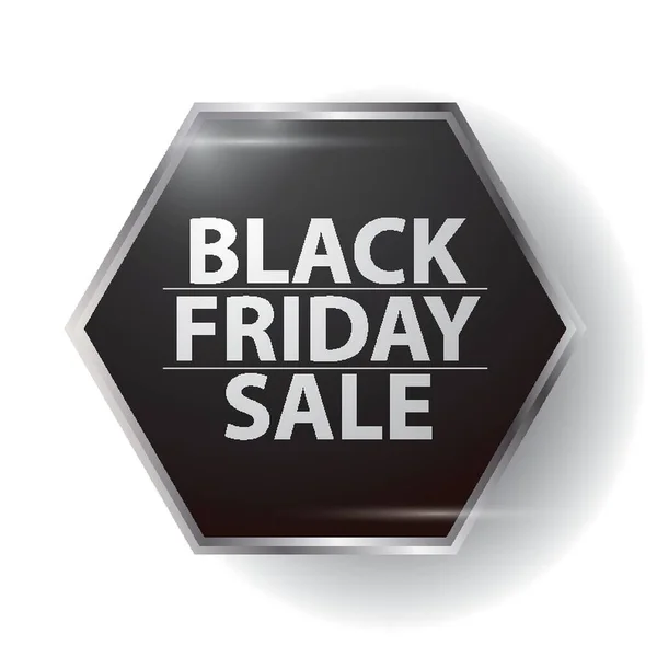 Etikett Black Friday Sale — Stockvektor