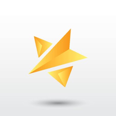 soyut yıldız vektör çizimi