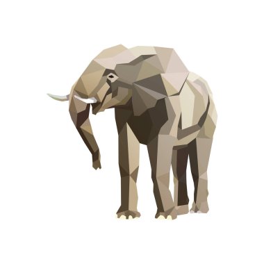 Fil yassı simgesi, vektör illüstrasyonu