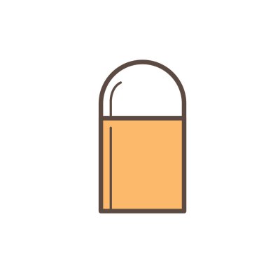 Modern b 'nin vektör illüstrasyonu tıbbi simgeden yoksun