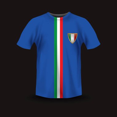 Almanya bayrağı taşıyan bir tişörtün vektör çizimi