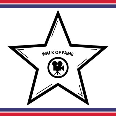 yıldız simgesi vektör illüstrasyonu