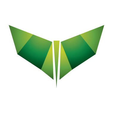 Aziz Patrick Günü 'nün yeşil ve mavi bayrağının vektör çizimi