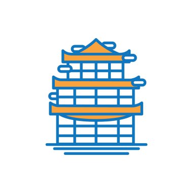 Seyahat simgesinin vektör illüstrasyonu