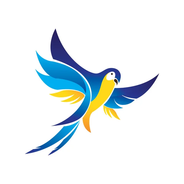 Illustration Vectorielle Logo Oiseau — Image vectorielle