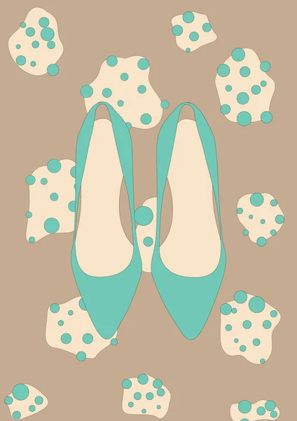 Heels Stylized Vector Illustration — Stock Vector