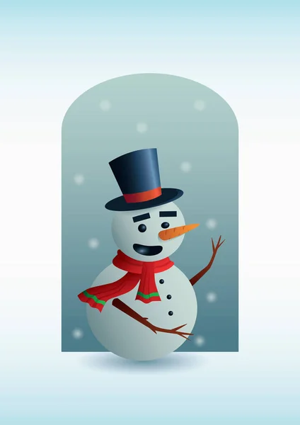 Χριστούγεννα Πρότυπο Ευχετήρια Κάρτα Πολύχρωμο Διανυσματική Απεικόνιση — Διανυσματικό Αρχείο