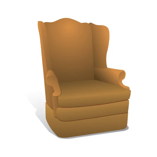 1人掛けのソファ スタイルのベクトルイラスト — ストックベクタ