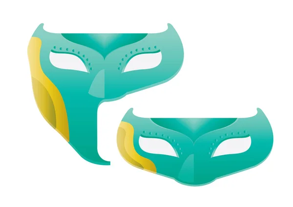 Karneval Maske Symbol Vektor Illustration — Stockvektor