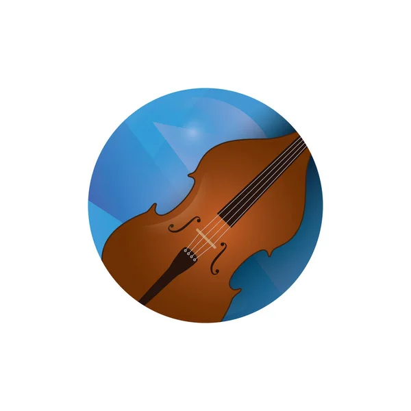 Violino Desenho Ilustração Vetorial —  Vetores de Stock