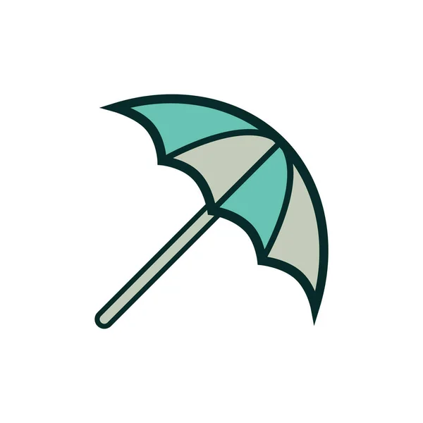Paraguas Icono Vector Ilustración — Vector de stock
